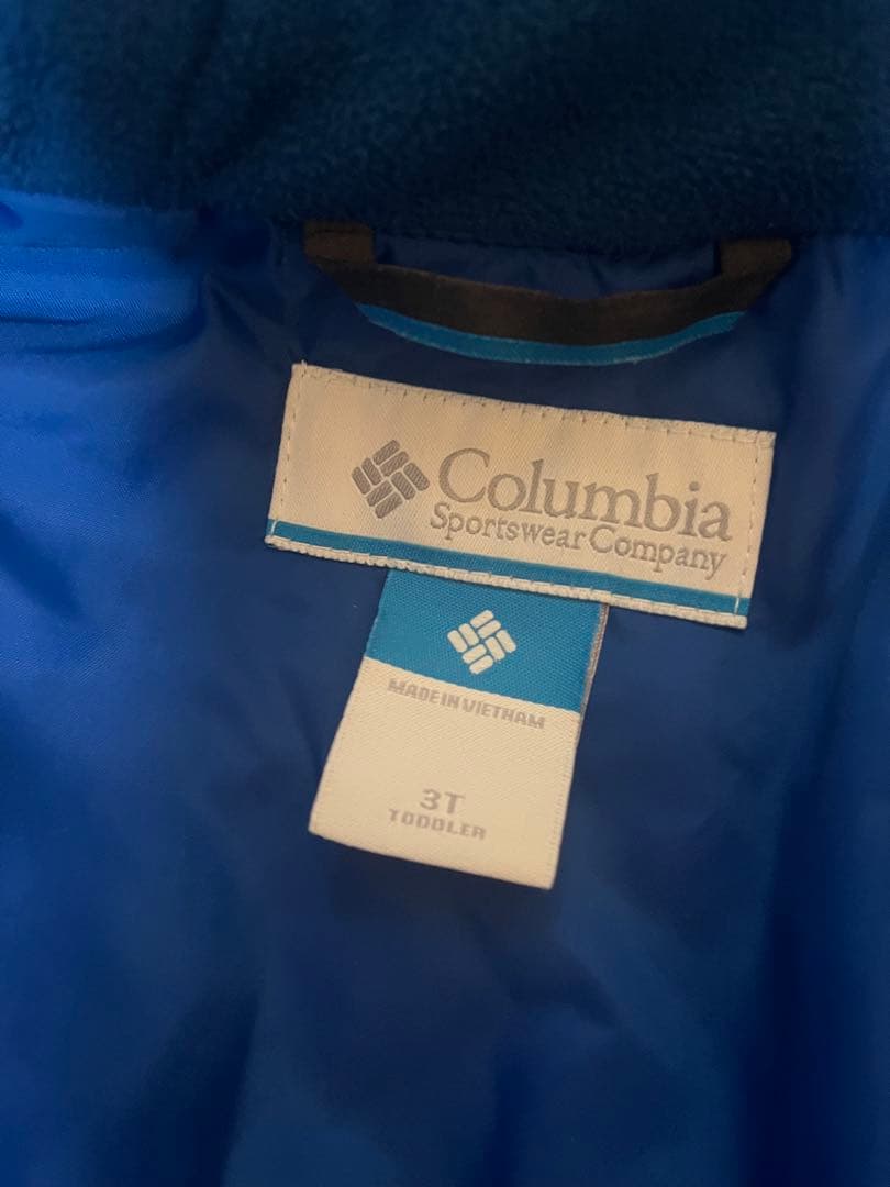 超美品　コロンビア　スキーウェア　キッズ　3T 幾何学柄