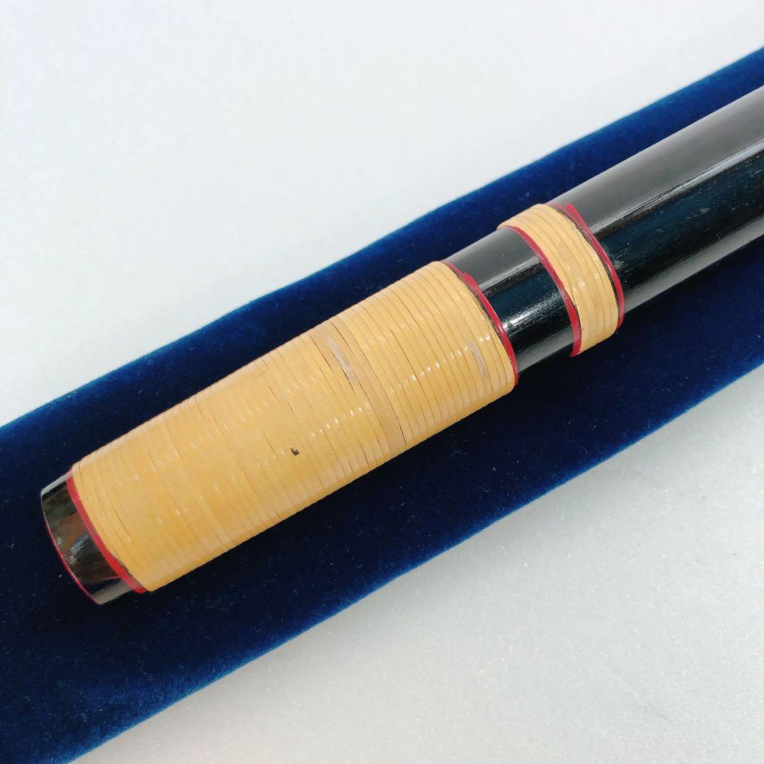 紫水 紫水笛 篠笛 民謡笛 ドレミ調 7穴5本調子 黒塗 籐両巻