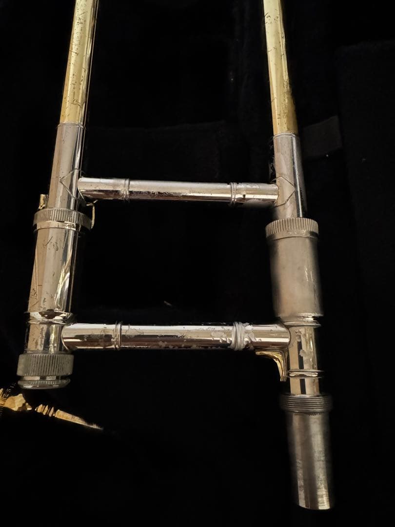 トロンボーン本体 ゴールド ブロンズ　値下げ。