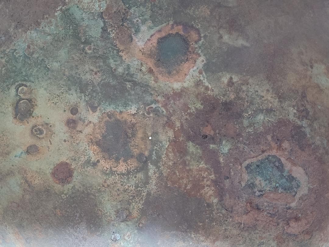 古青銅造 三足両耳 香炉 春秋戦国漢時代 高さ約31.5cm