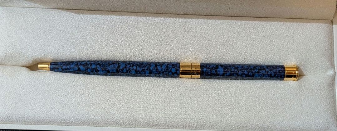 極美品　廃盤　MONTBLANC　ノブレスオブリージュ　ブルーマーブル