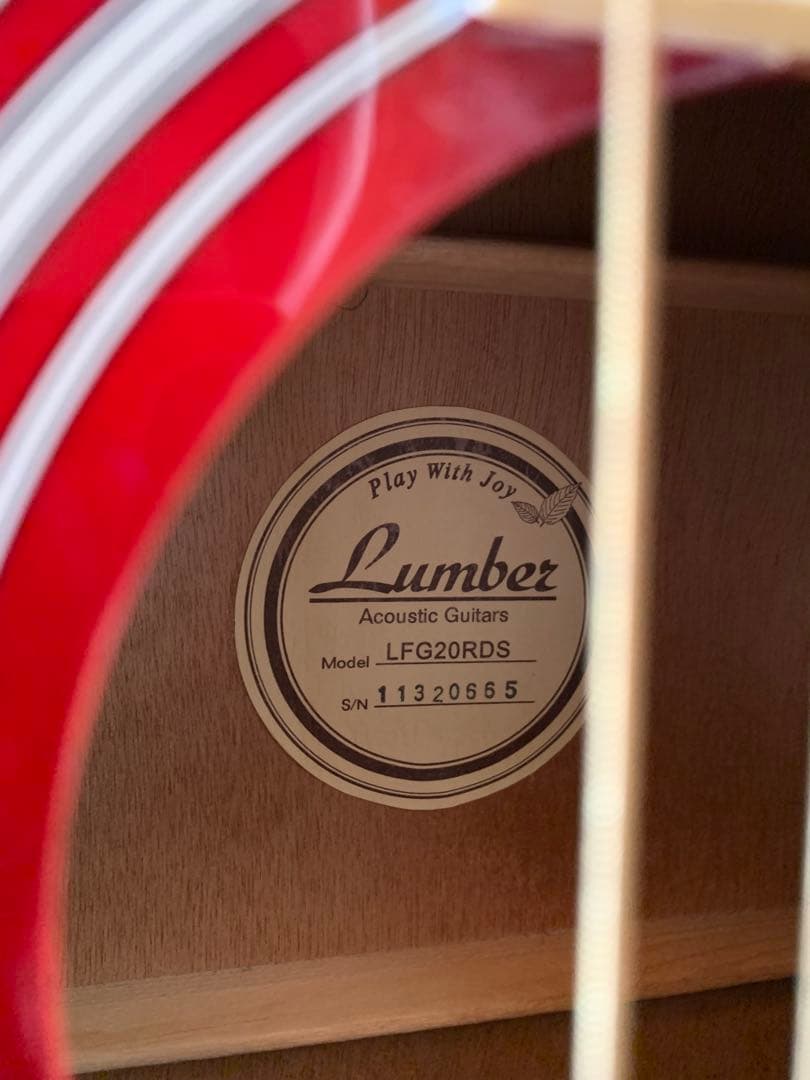 Lumber LFG20RDS アコースティックギター レッド