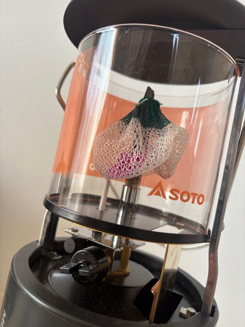 SOTO(ソト)虫の寄りにくいランタンST-233 専用ケース&予備マントル付属