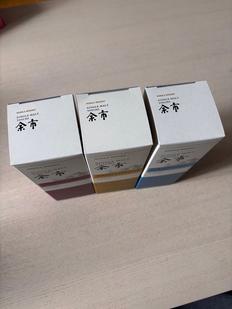ニッカウイスキー シングルモルト余市 余市蒸留所限定 180ml 3本セット