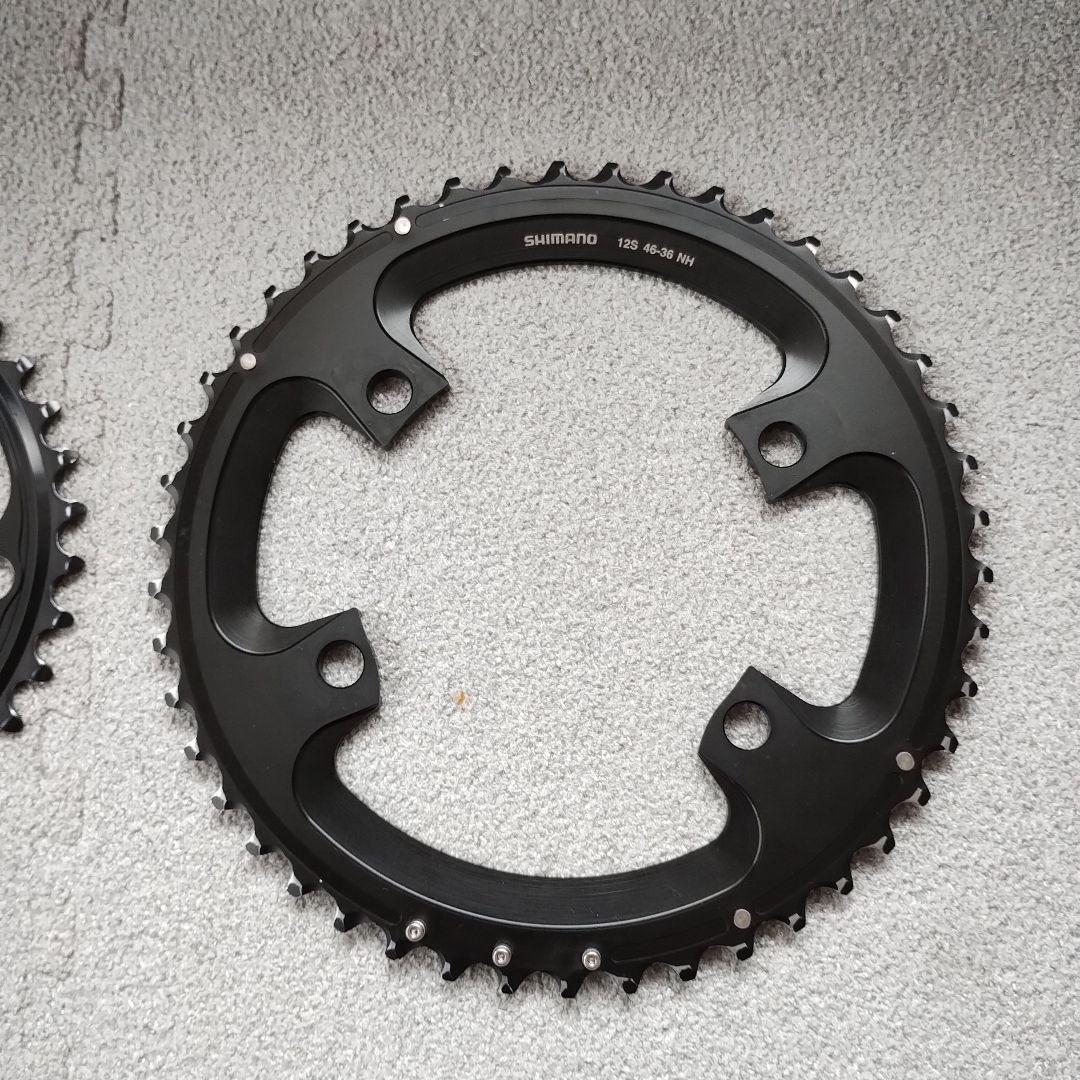 Shimano チェーンリング 12S 46T 36T 　FC-R９２００