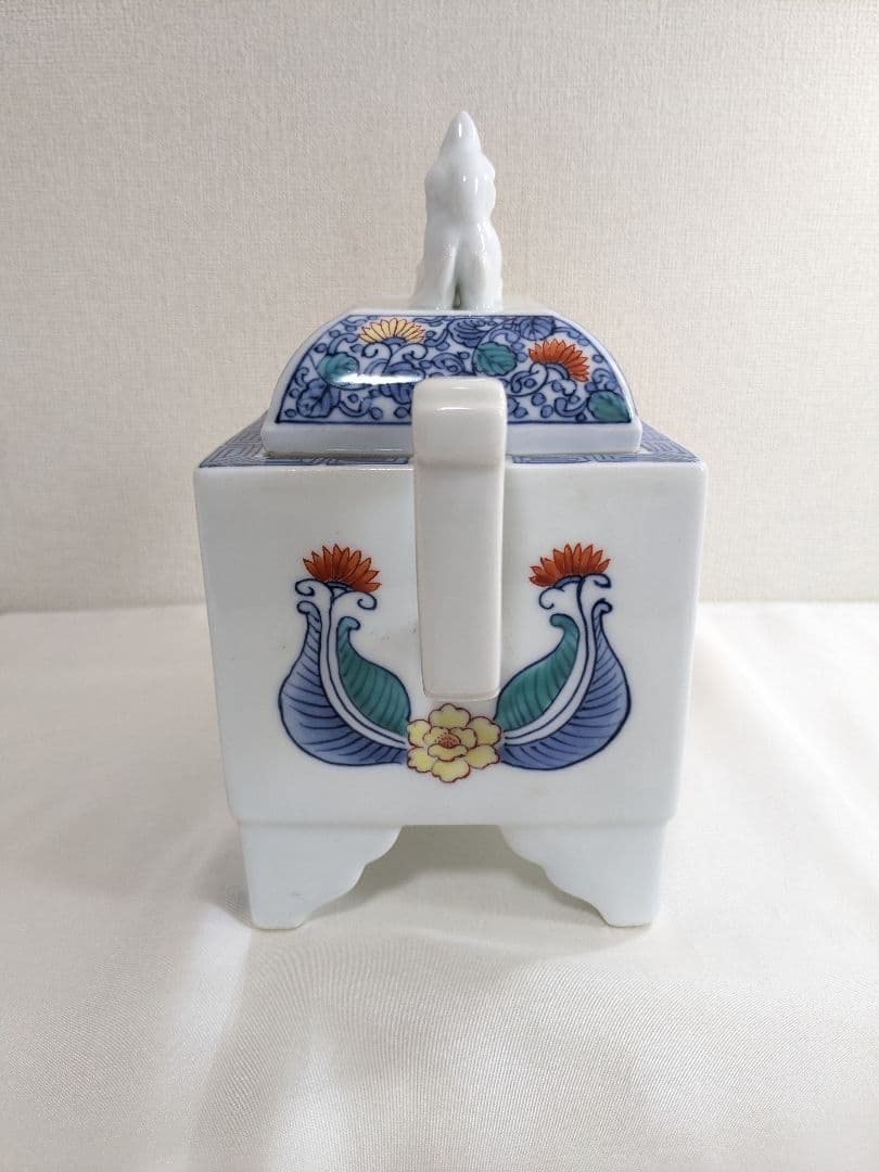 有田焼 冬山作 香炉 茶道具