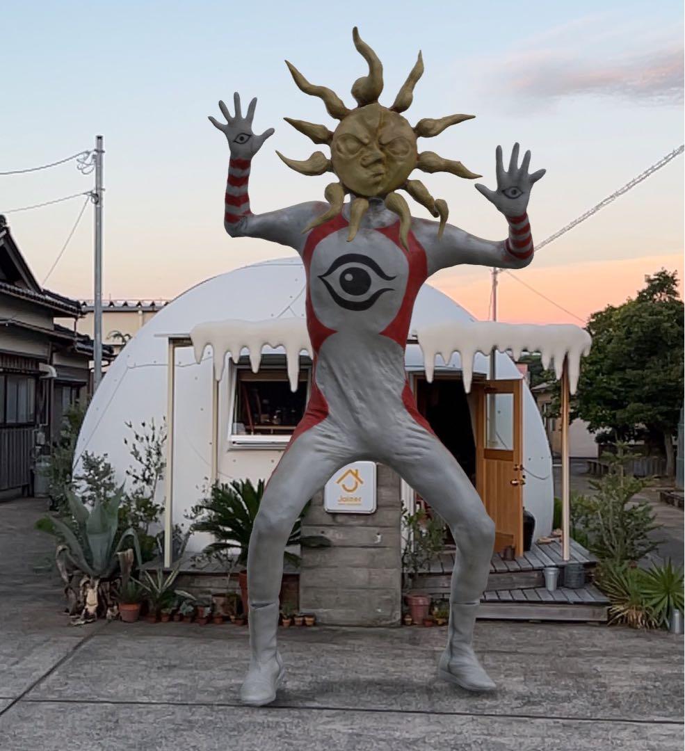 超復刻版ブラックタローマンソフビ人形ソフトビニール太陽の塔岡本太郎ニューエラ近鉄