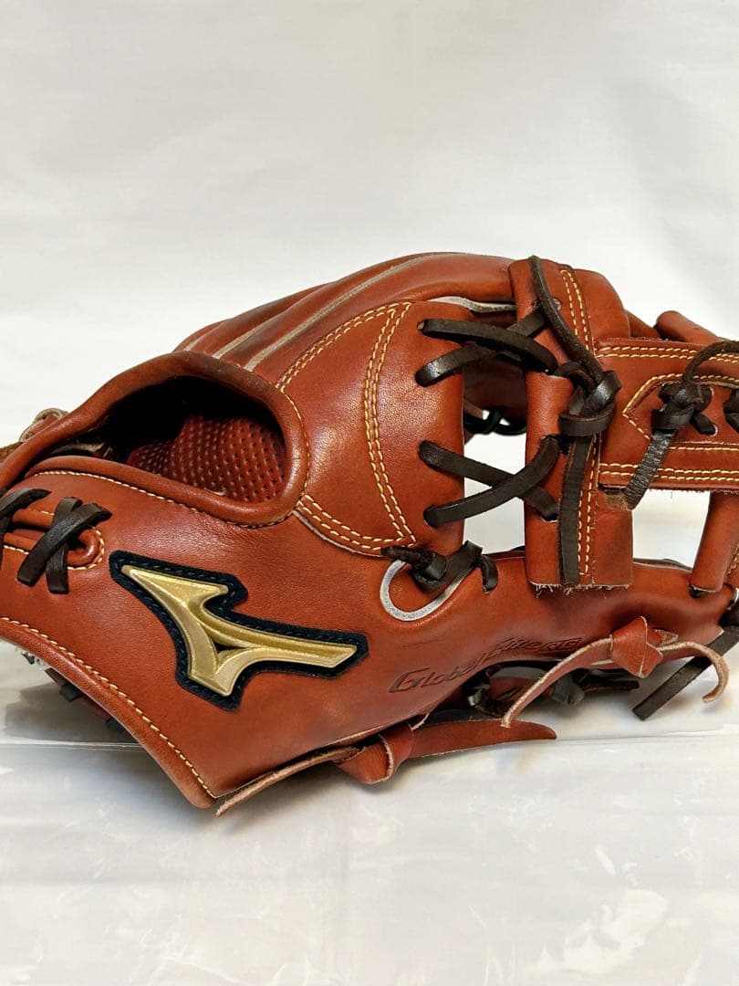 ★美品・少年軟式用★ ミズノ　グローバルエリート　内野用　グローブ