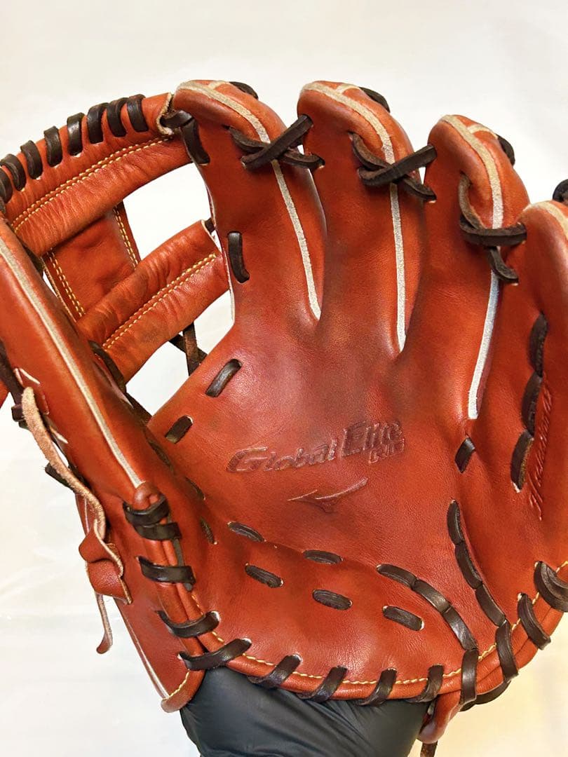 ★美品・少年軟式用★ ミズノ　グローバルエリート　内野用　グローブ