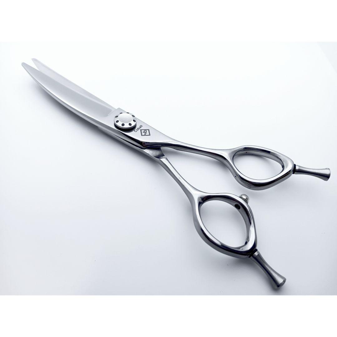 6inchスパッと快適に切れるカーブシザートリミング犬猫トリマーペットママミング