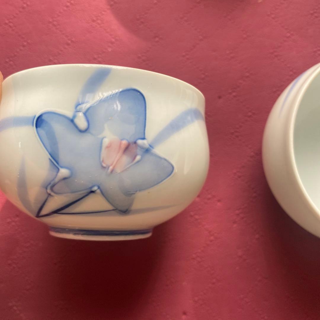 未使用　有田焼　急須　茶碗5個セット