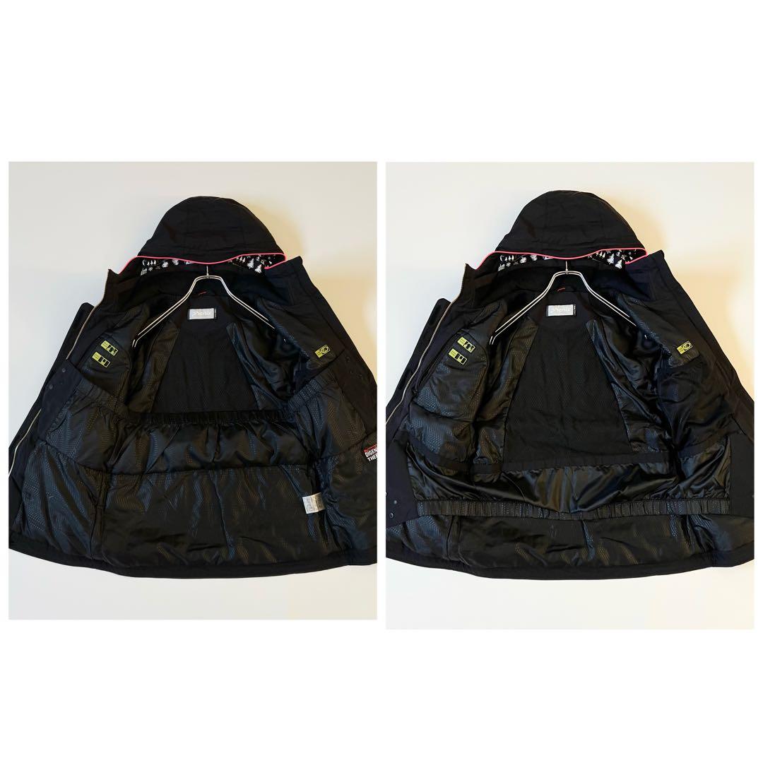 3310【美品】フェニックス　ジャケット パンツ 上下セット 黒　ピンク　M L