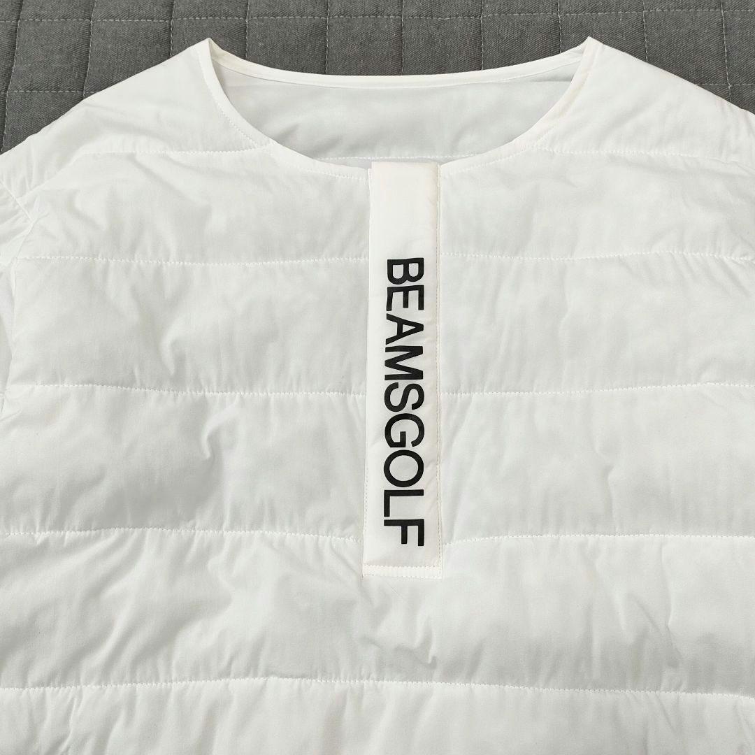 ビームスゴルフ　3way　レオフィール　中綿ブルゾン　ジャケット　高機能　白　M