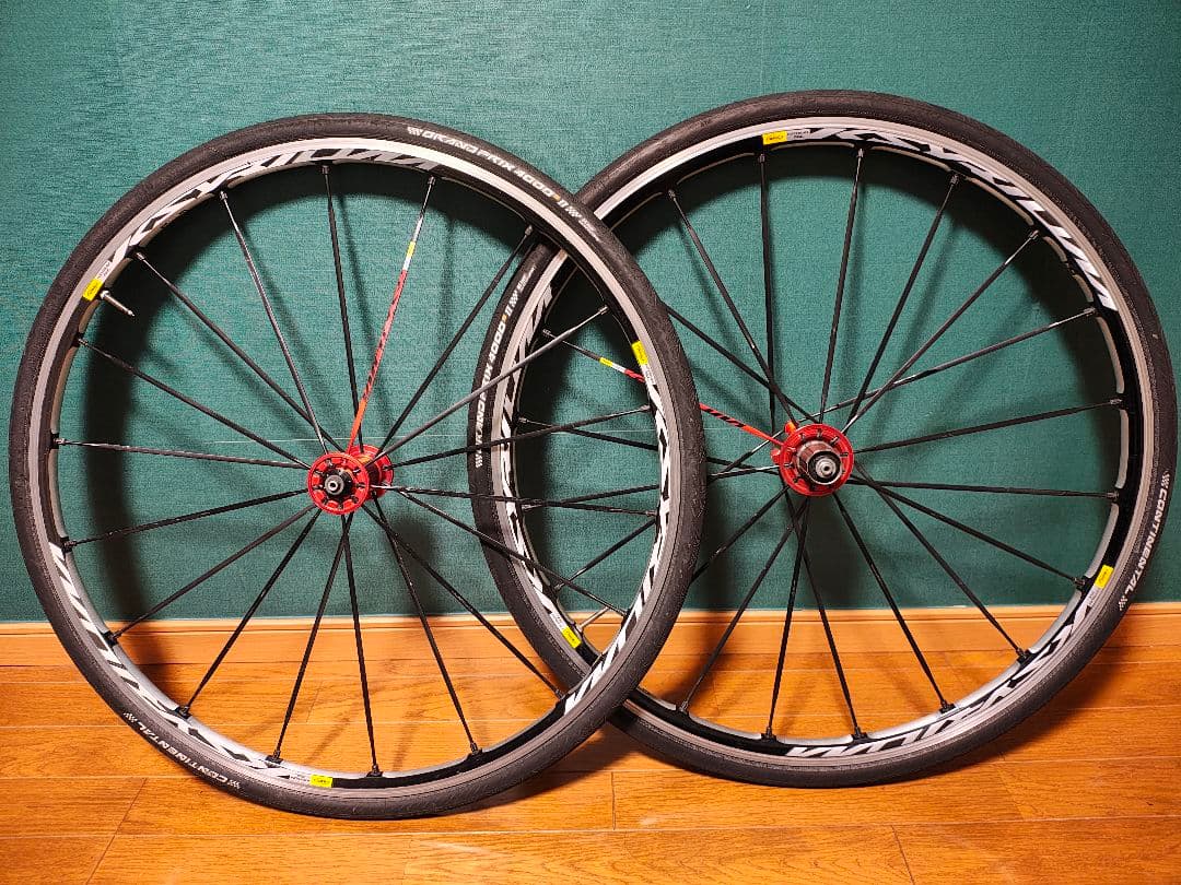 マビック キシリウム SL レッド 11s セラミックベアリング