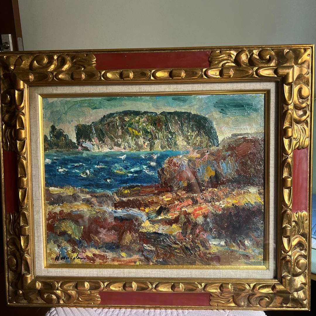 冬の海 小出宏 油彩画 1978年