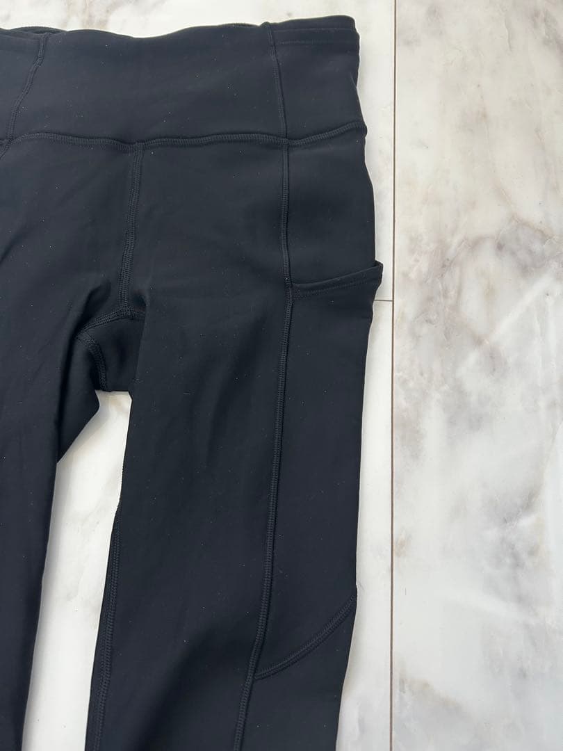 lululemon　黒 レギンス 裏起毛　XS