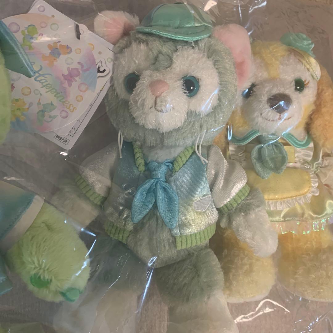 ダッフィー&フレンズ20周年　カラフルハピネス　ポージープラッシー　5人セット