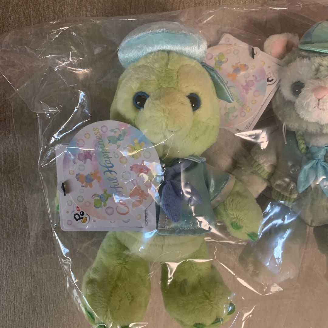 ダッフィー&フレンズ20周年　カラフルハピネス　ポージープラッシー　5人セット