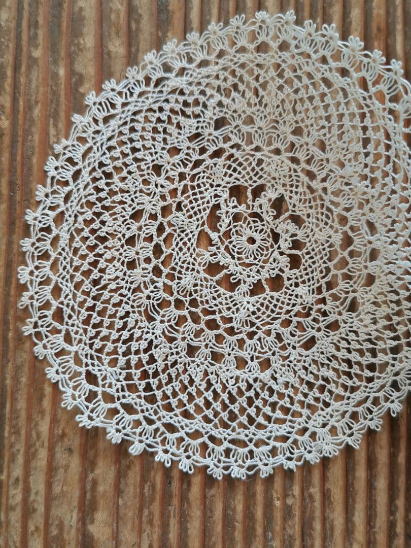 アンティーク アルメニア or タティングレース プチドイリー 花型/星型 細雪