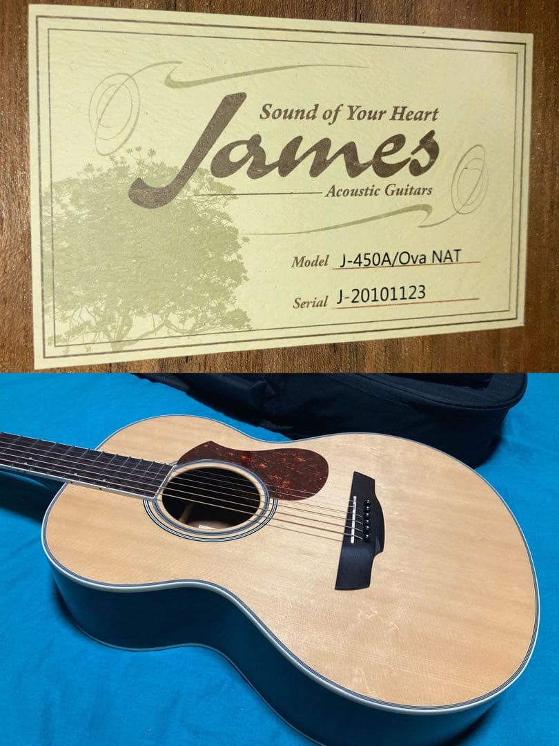 James J-450A/Ova NAT ジェームスエレアコギター