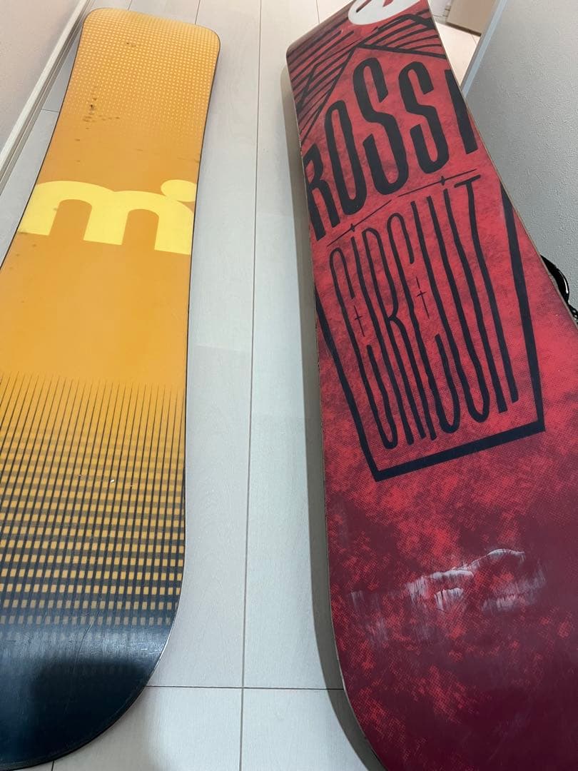 スノーボード　ビンディング付き板&板のみ　2枚セット※購入前コメント下さい