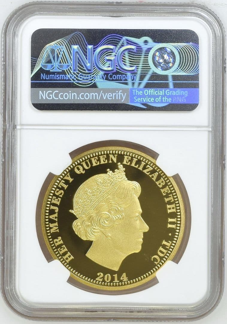 2014年 イギリス ジョージ王子 銀貨 銅貨 2枚セット NGC PF69UC