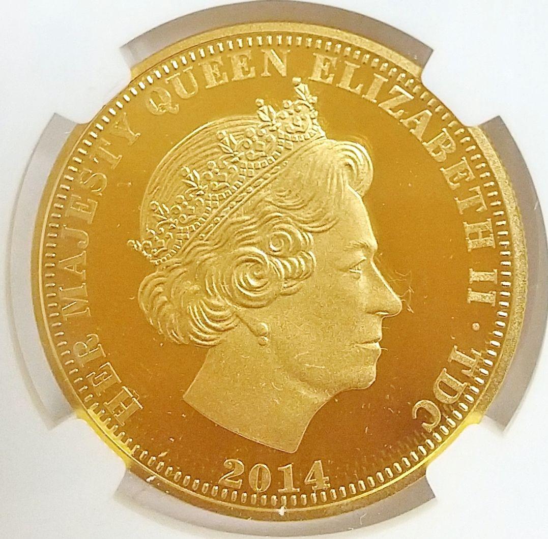 2014年 イギリス ジョージ王子 銀貨 銅貨 2枚セット NGC PF69UC