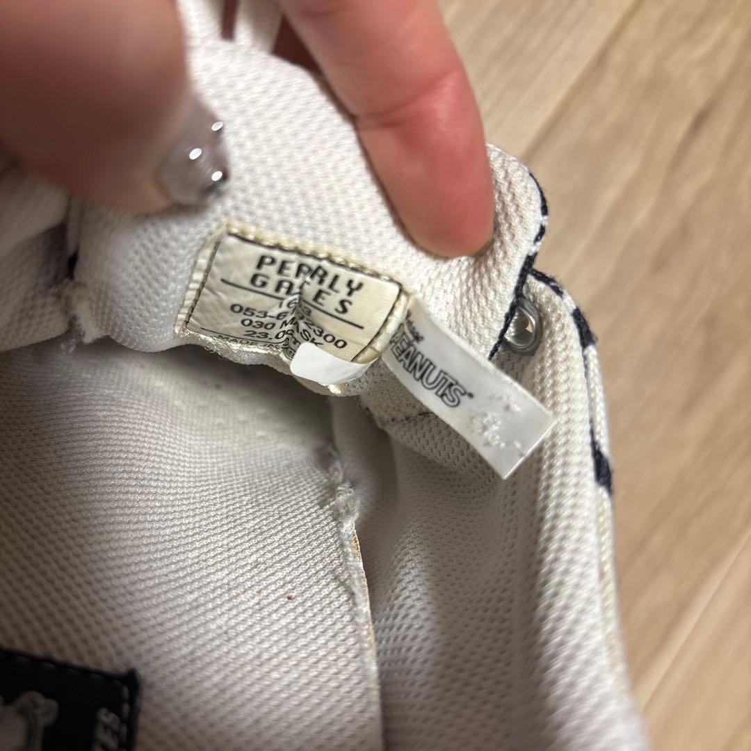 希少品　パーリーゲイツ×スヌーピー　ゴルフシューズ 23cm