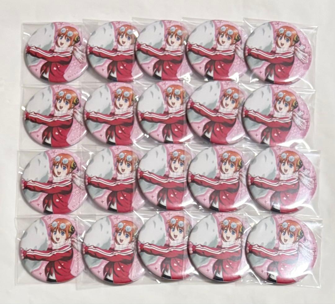 銀魂 缶バッジ ゆきがっせん 神楽