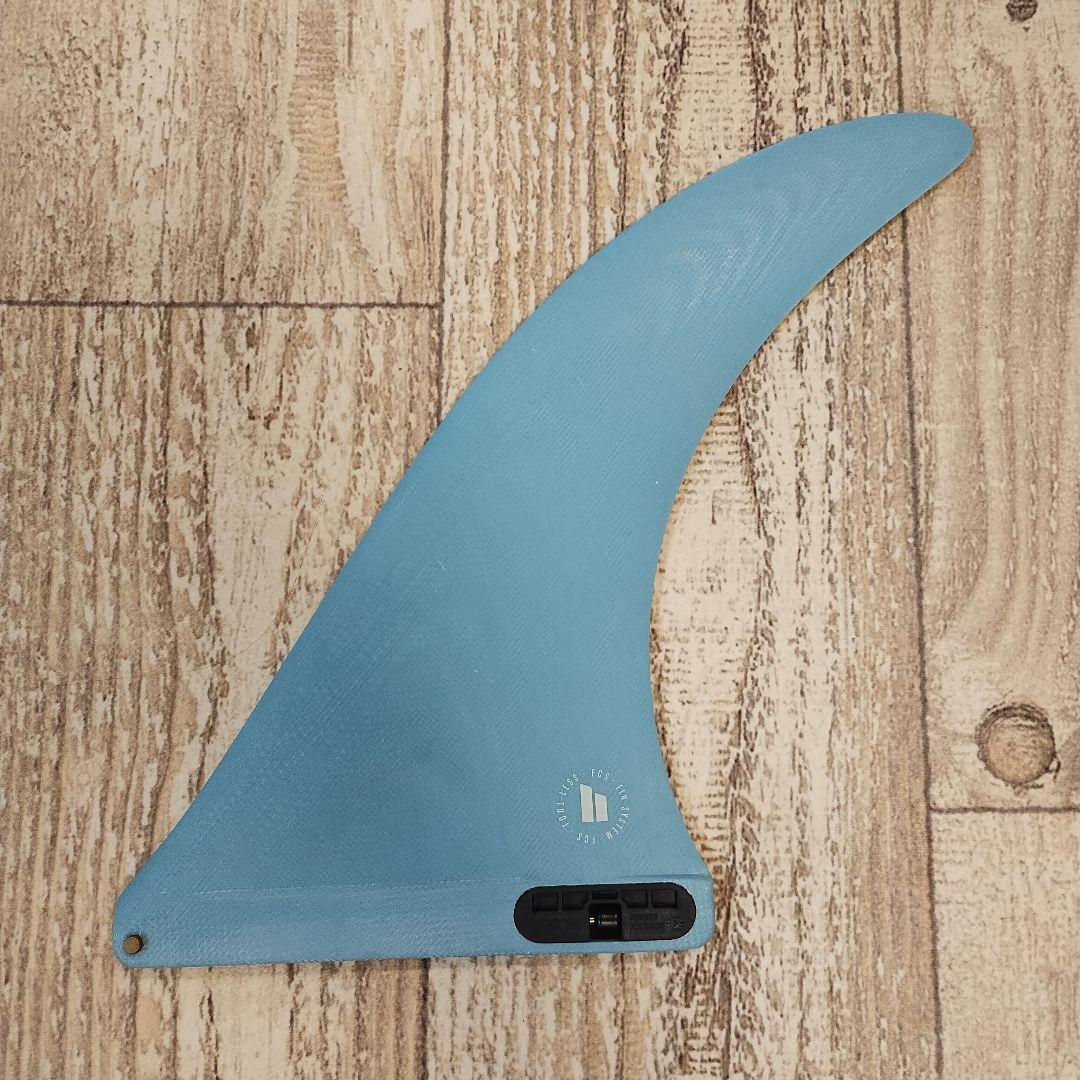 FCS サーフボードフィン　シングルフィン　 ライトブルー　kelia 9.75