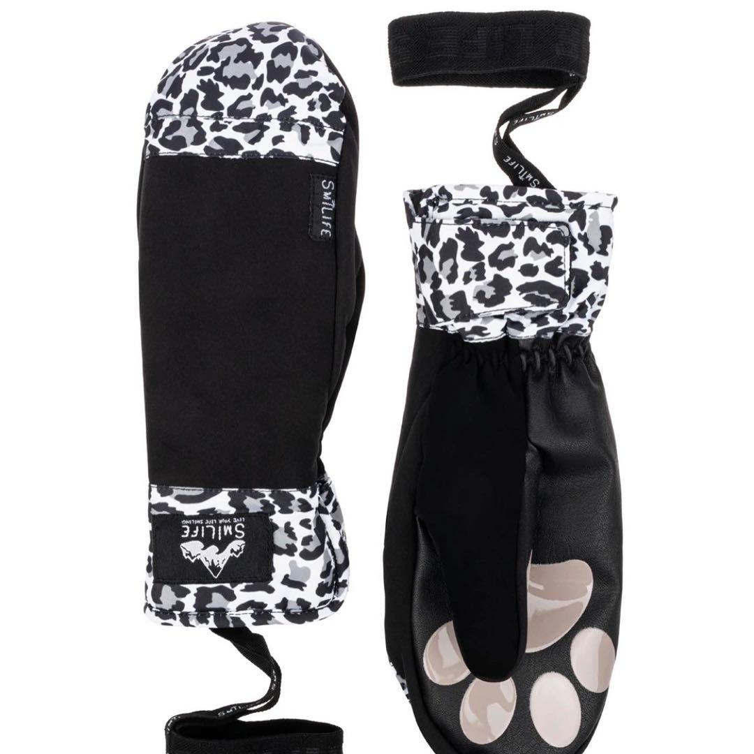 【新品未使用】レオパード 肉球 ミトン グローブ M
