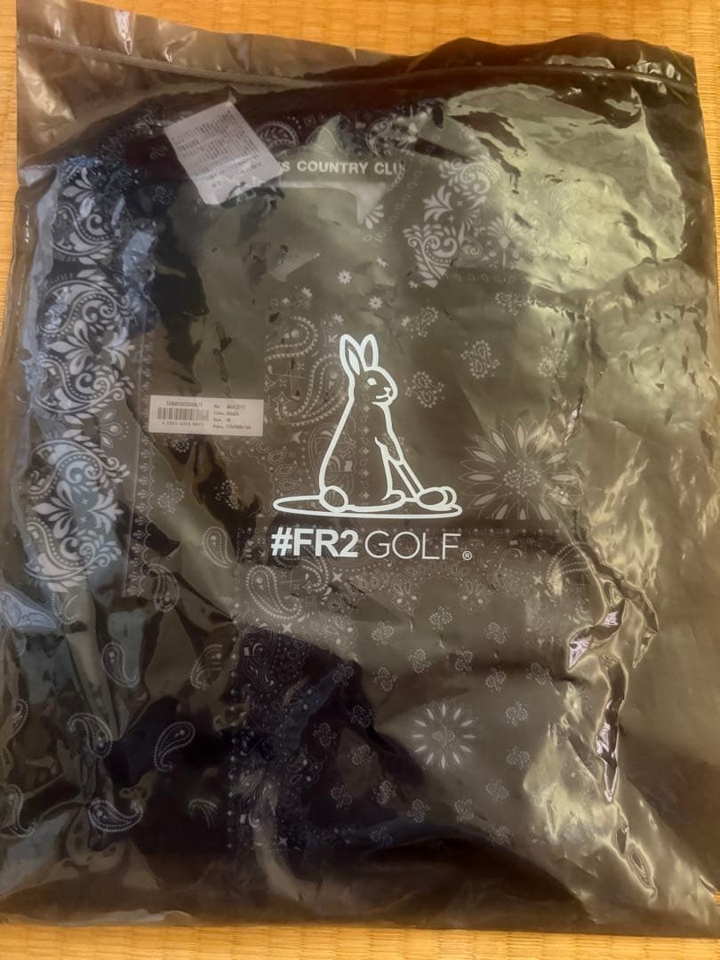 #FR2golf ペイズリー柄 半袖ポロシャツ　レディース