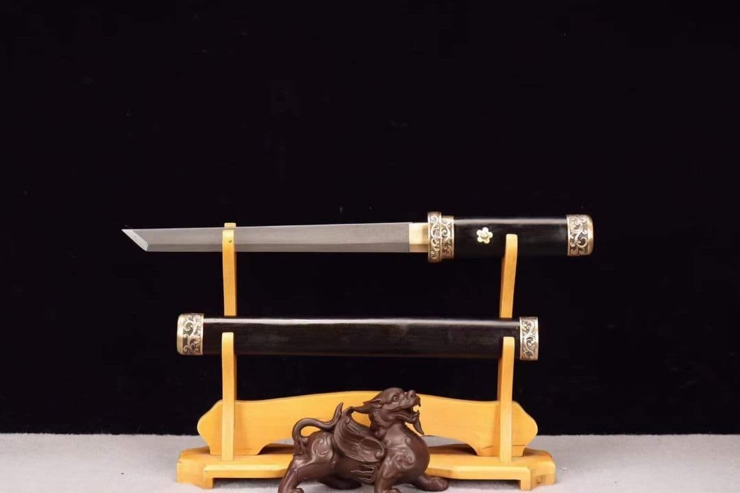 〖短款夢欣唐刀〗古兵器 武具　刀装具　日本刀　模造刀 居合刀  短刀