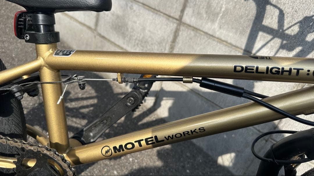 キッズ BMX自転車 子供 ゴールド 16インチ MOTEL WORKS