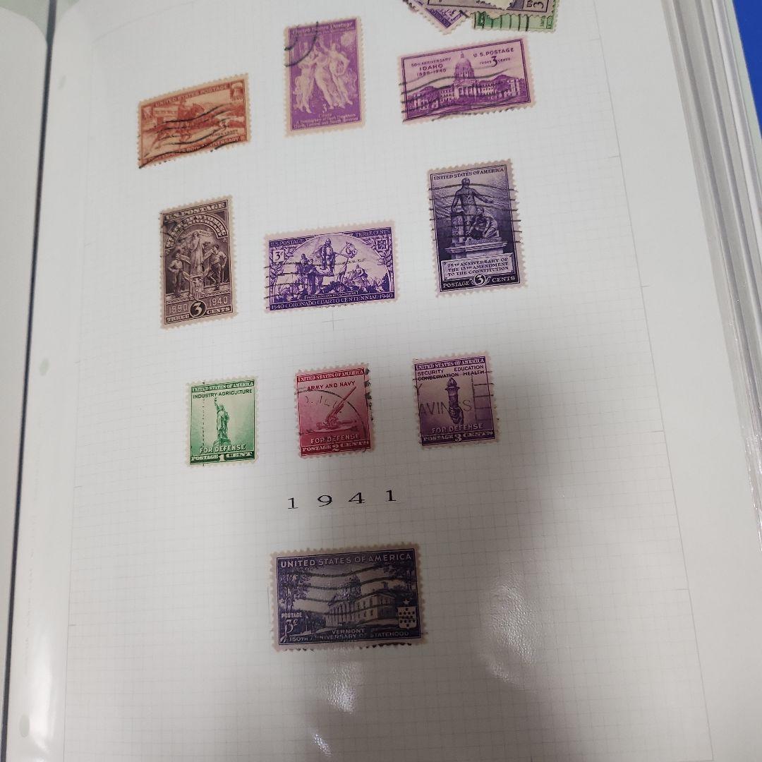 ポンジさん、アメリカ　使用済み切手8冊と二冊追加