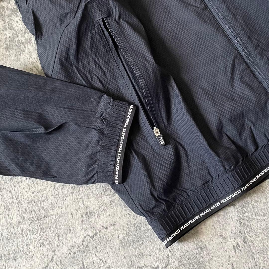 【参44,000円】パーリーゲイツ エアシャット ジャケット ダイヤドビー柄 4