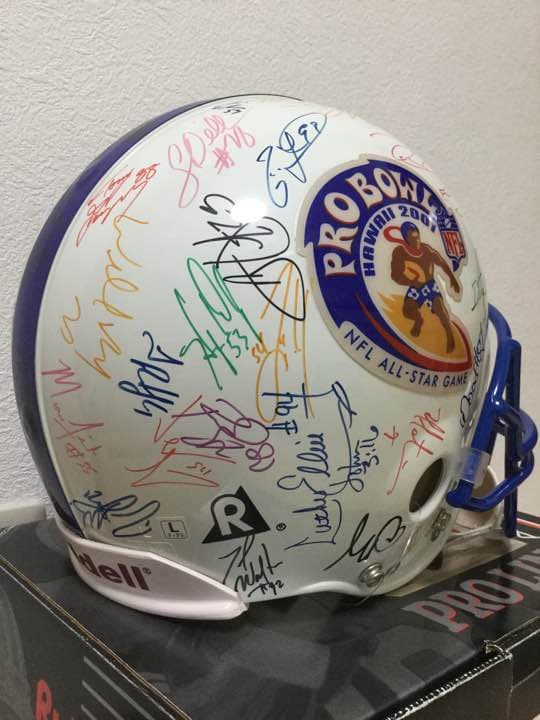 NFLプロボウル サイン入りヘルメット
