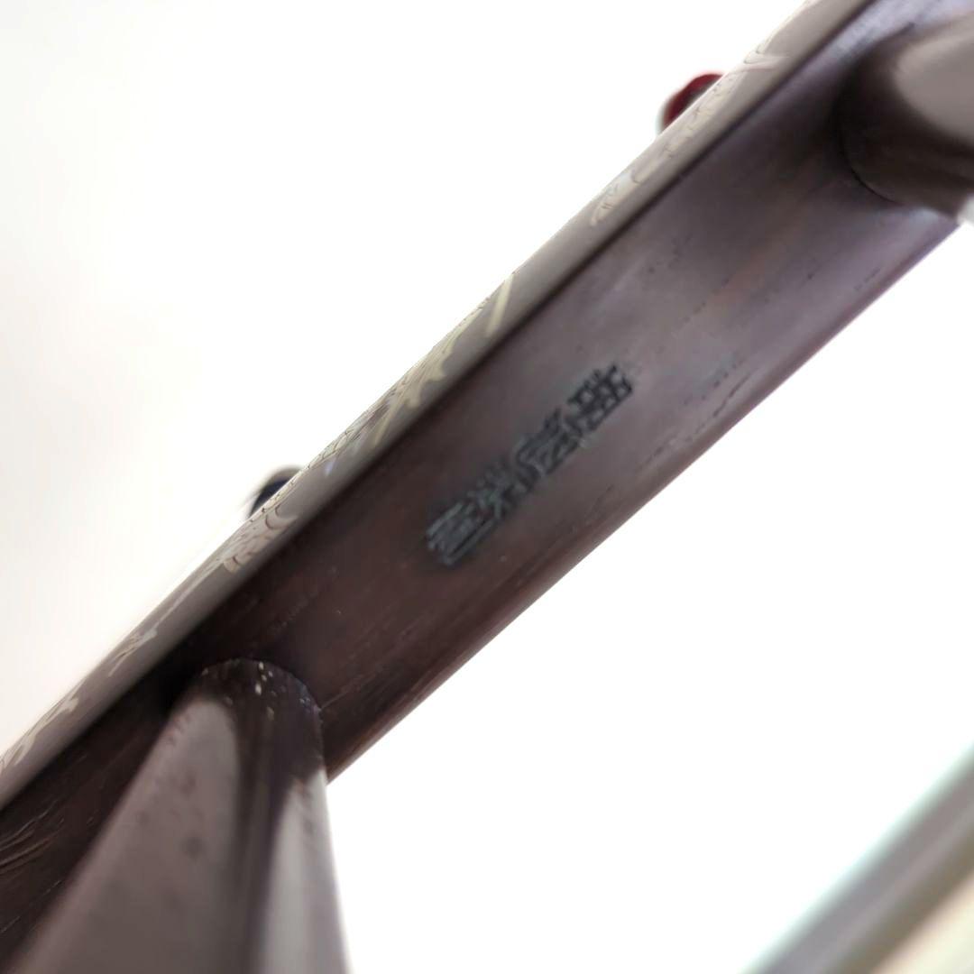 胡涵柔製作 未使用 最上級 明清老紅木 龍、鳳凰螺鈿 湾頭二胡2