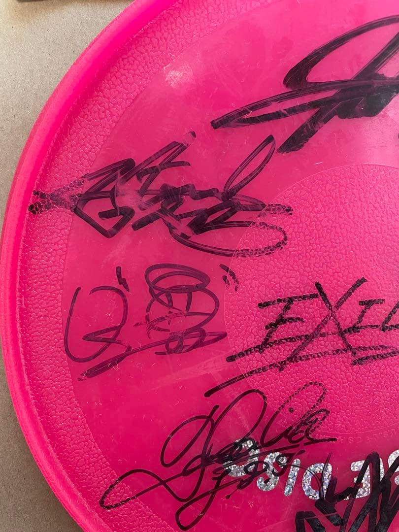 2007年　EXILE サイン入りフリスビー　エグザイル