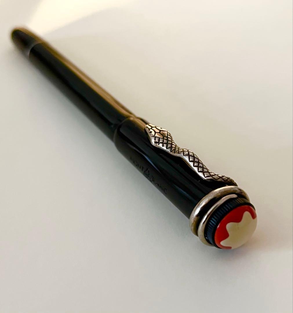モンブラン　ヘリテイジコレクション　ルージュ・エ・ノワール　ローラーボールペン
