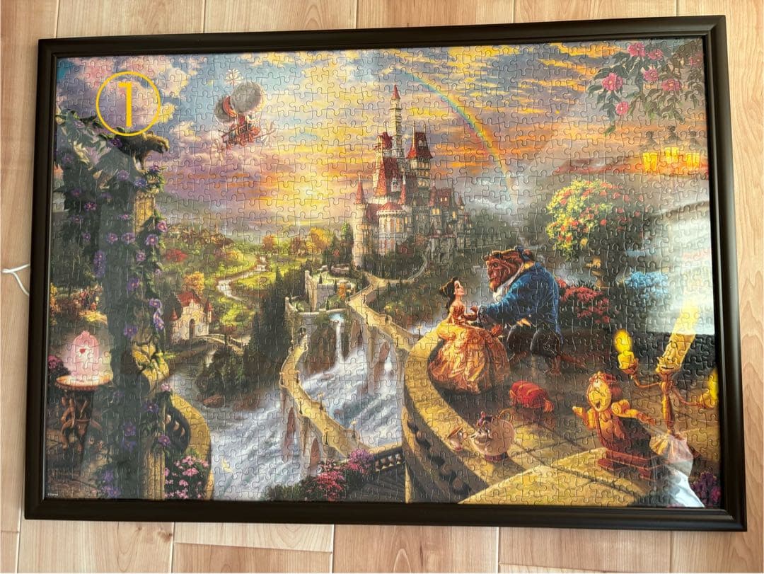 『お得セット』Disney ジグソーパズル/1000ピース/フレーム付き