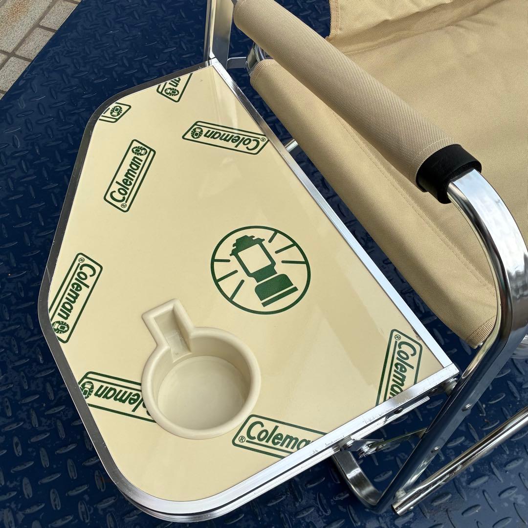 Coleman コールマン キャプテンチェア ニューサイドテーブル付 2脚セット