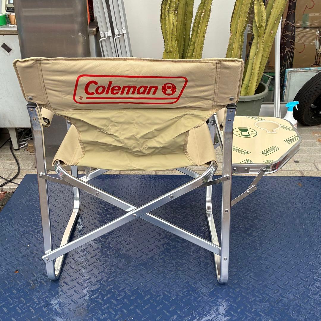 Coleman コールマン キャプテンチェア ニューサイドテーブル付 2脚セット
