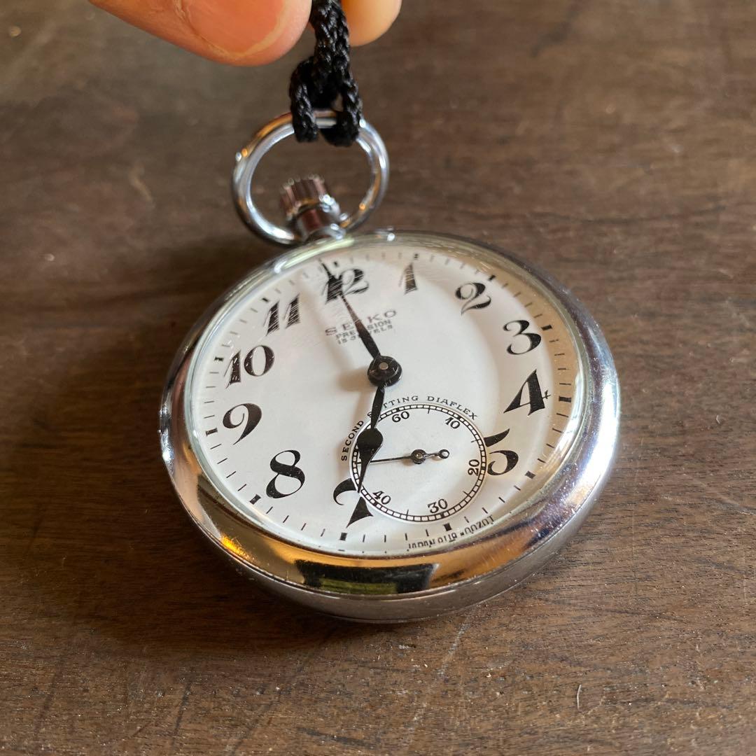 国鉄時代の車掌さんが使ってた時計　稼動品