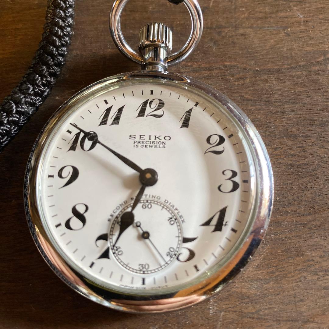 国鉄時代の車掌さんが使ってた時計　稼動品