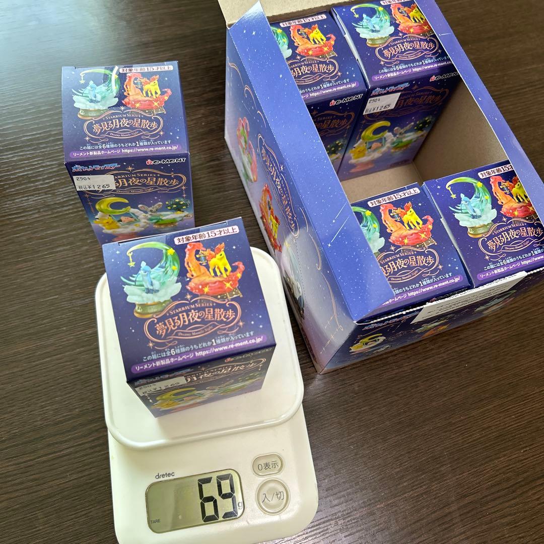 ポケモンフィギュア　夢見る月夜の星散歩コレクション　未開封新品　6種類セット