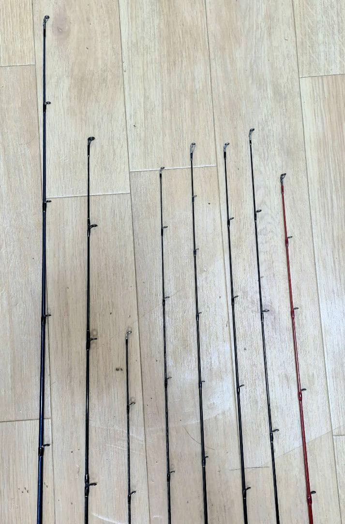 引取り希望 バスロッド8本セット エバーグリーン ジャッカル フェンウィック