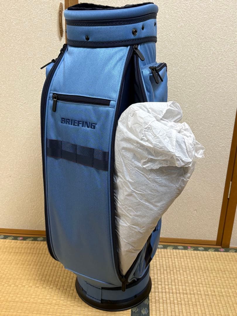 未使用)限定モデル ブリーフィング キャディバッグ CR-6#03 デニムブルー