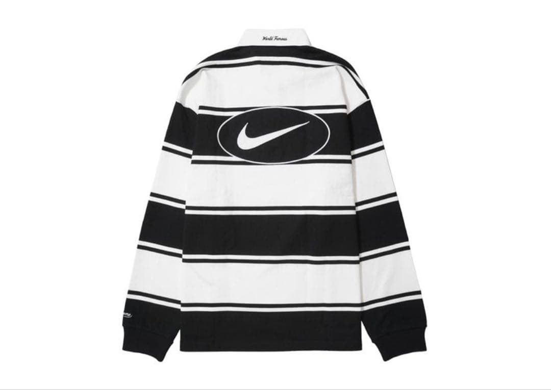 ウェア Supreme x Nike Stripe Rugby Black 25SS