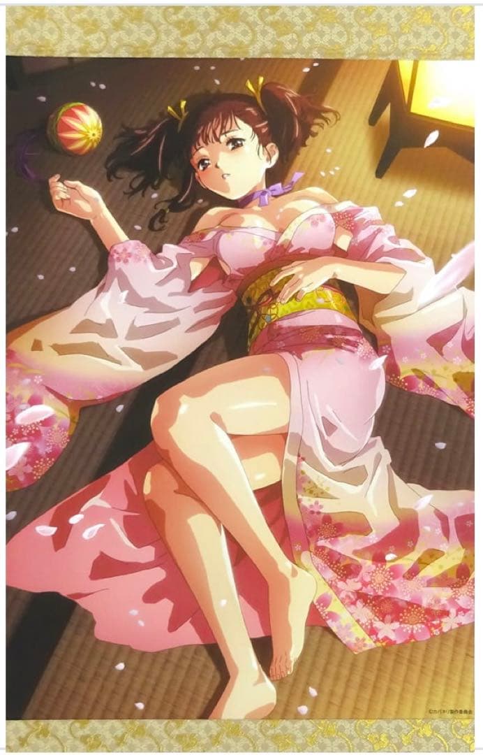 甲鉄城のカバネリ 掛軸 無名 WIT STUDIO描き下ろし 夜の桜 江原康之